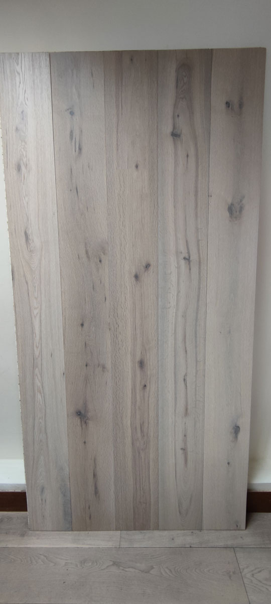 Engineered White Brushed Uv Lacquered Oak Wood Flooring 15mm X 190mm - Image 2